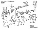 Bosch 0 603 167 803 Csb 500 Ret Percussion Drill 230 V / Eu Spare Parts